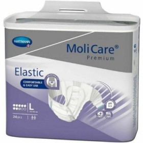 Hartmann Molicare Premium Elastic πάνα νυκτός αυτοκόλλητη 8 σταγόνες Large 24τμχ 165473 