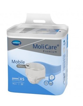 MoliCare® Premium Mobile extra plus εσώρουχο ακράτειας ημέρας 6 σταγόνες,  XSmall 14τμχ 915840