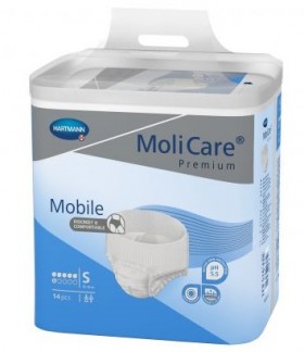 MoliCare® Premium Mobile extra plus εσώρουχο ακράτειας ημέρας 6 σταγόνες,  Small 14τμχ