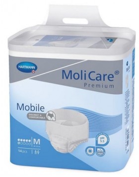 MoliCare® Premium Mobile extra plus εσώρουχο ακράτειας ημέρας 6 σταγόνες,  Medium 14τμχ