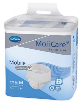 MoliCare® Premium Mobile extra plus εσώρουχο ακράτειας ημέρας 6 σταγόνες,  Medium 14τμχ