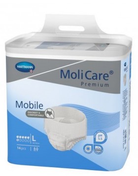 MoliCare® Premium Mobile extra plus εσώρουχο ακράτειας ημέρας 6 σταγόνες,  Large 14τμχ 915833