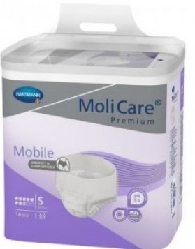 MoliCare® Premium Mobile super plus εσώρουχο ακράτειας νύχτας 8 σταγόνες,  Small 14τμχ 915871