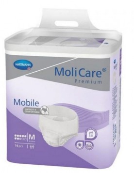 MoliCare® Premium Mobile super plus εσώρουχο ακράτειας νύχτας 8 σταγόνες,  Medium 14τμχ 915872