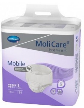 MoliCare® Premium Mobile super plus εσώρουχο ακράτειας νύχτας 8 σταγόνες,  Large 14τμχ 915873