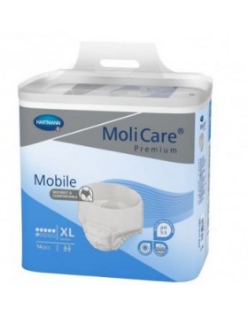 MoliCare® Premium Mobile extra plus εσώρουχο ακράτειας ημέρας 6 σταγόνες,  XLarge 14τμχ