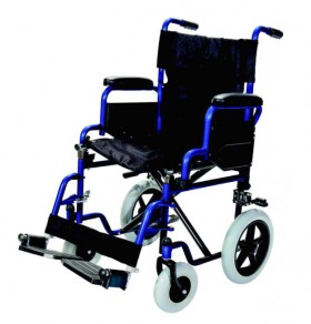 MobiakCare Aναπηρικό Αμαξίδιο  Gemini Blue  με μεσαίους τροχούς 43cm  0811603