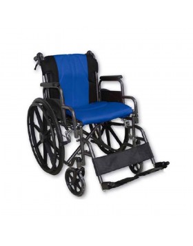 Mobiakcare Αναπηρικό αμαξίδιο σειρά Golden 43cm Μπλε-Μαύρο 0808481