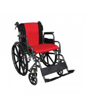 Αναπηρικό αμαξίδιο σειρά Golden, 43cm Κόκκινο – Μαύρο 0808480
