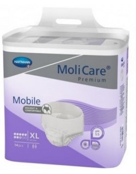 MoliCare® Premium Mobile super plus εσώρουχο ακράτειας νύχτας 8 σταγόνες,  XLarge 14τμχ
