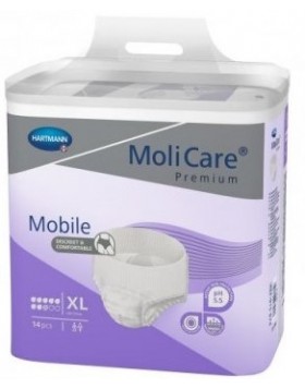 MoliCare® Premium Mobile super plus εσώρουχο ακράτειας νύχτας 8 σταγόνες,  XLarge 14τμχ 915874