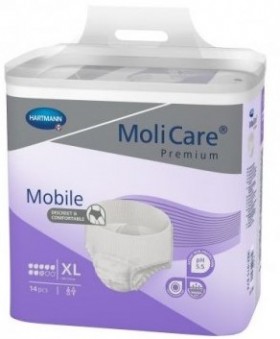 MoliCare® Premium Mobile super plus εσώρουχο ακράτειας νύχτας 8 σταγόνες,  XLarge 14τμχ 915874