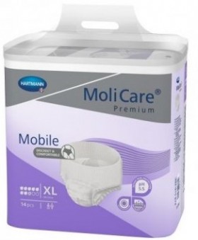 MoliCare® Premium Mobile super plus εσώρουχο ακράτειας νύχτας 8 σταγόνες,  XLarge 14τμχ