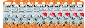 Rayovac Extra Advanced Μπαταρίες Ακουστικών Βαρηκοΐας 13 1.45V 60τμχ