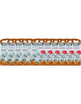 Rayovac Extra Advanced Μπαταρίες Ακουστικών Βαρηκοΐας 312 1.45V 60τμχ