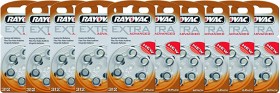 Rayovac Extra Advanced Μπαταρίες Ακουστικών Βαρηκοΐας 312 1.45V 60τμχ