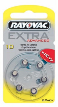 Rayovac Extra Advanced Μπαταρίες Ακουστικών Βαρηκοΐας 10 1.45V 6τμχ