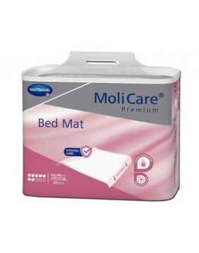 MoliCare® Premium Bed Mat υποσέντονα μίας χρήσης 7 σταγόνων με πτερύγια συγκράτησης 60 x 90 cm 30 τμχ 161072