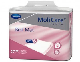 MoliCare® Premium Bed Mat υποσέντονα μίας χρήσης 7 σταγόνων με πτερύγια συγκράτησης 60 x 90 cm 30 τμχ 161072