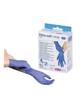 Peha-soft nitrile fino γάντια νιτριλίου μιας χρήσης χωρίς πούδρα, συσκευασία 10 τεμαχίων 