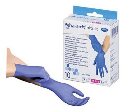 Peha-soft nitrile fino γάντια νιτριλίου μιας χρήσης χωρίς πούδρα, συσκευασία 10 τεμαχίων 