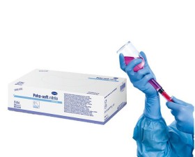 Peha-soft Nitrile Guard γάντια νιτριλίου μίας χρήσης από συνθετικό καουτσούκ με μακριά μανσέτα, συσκευασία 100 τεμαχίων 