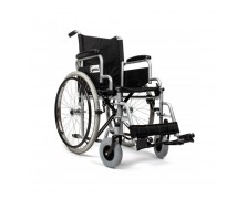 Mobiakcare Aναπηρικό Αμαξίδιο Gemini 24’ 46cm Ασημί 0811300