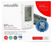Microlife BP A6 PC - Αυτόματο Πιεσόμετρο Μπράτσου Με Τεχνολογία Ανίχνευσης Κολπικής Μαρμαρυγής