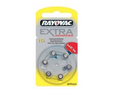 Rayovac Extra Advanced Μπαταρίες Ακουστικών Βαρηκοΐας 10 1.45V 6τμχ