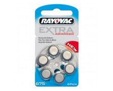 Rayovac Extra Advanced Μπαταρίες Ακουστικών Βαρηκοΐας 675 1.45V 6τμχ
